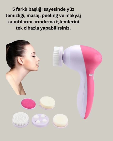 Taşınabilir 5 in 1 Elektrikli Cilt Temizleyici ürün görseli 1