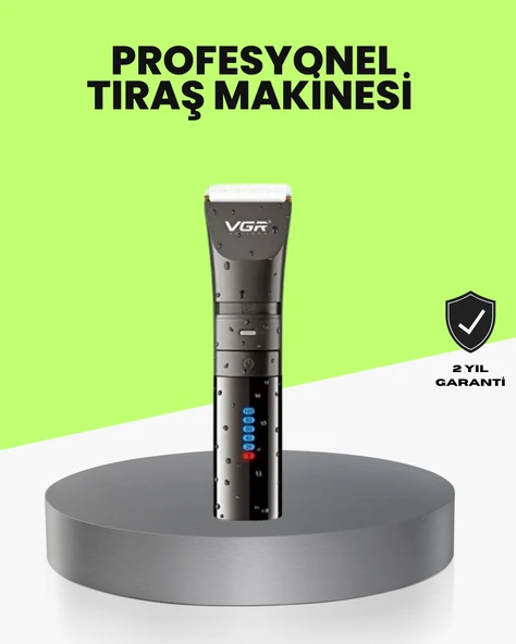 Şarjlı Saç Kesme Makinesi – 4 Taraklı, 2 Kademeli Güç Ayarı, Uzun Pil Ömrü ürün görseli 1