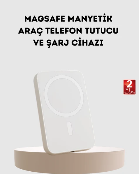 5000mAh Manyetik Powerbank – iPhone Serisi İçin Taşınabilir Kablosuz Şarj Cihazı ürün görseli 1