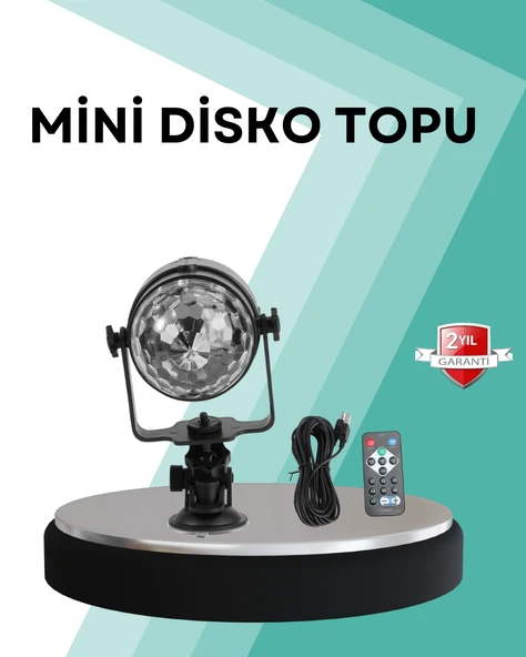 Uzaktan Kumandalı RGB Disko Projektör Işığı ürün görseli 1