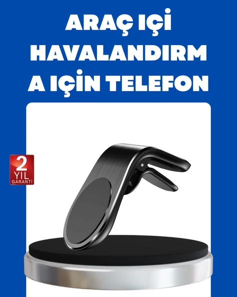 Kalorifer Izgaralı Manyetik Telefon Tutucu – Sarsıntı Geçirmez ürün görseli 1