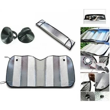 Araç Ön Cam Güneşlik Katlanabilir UV Koruma Ford Focus Renault Megane Skoda Superb Honda Civic ürün görseli 1
