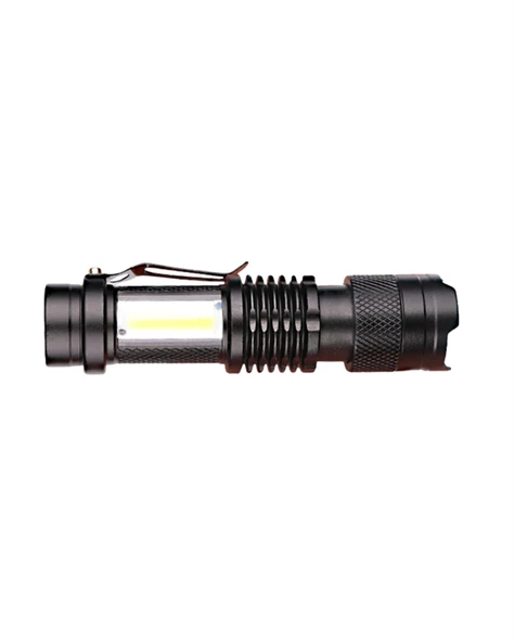 Taşınabilir Şarjlı LED Fener - 4 Modlu, 2000LM, Ayarlanabilir Odak ürün görseli 1