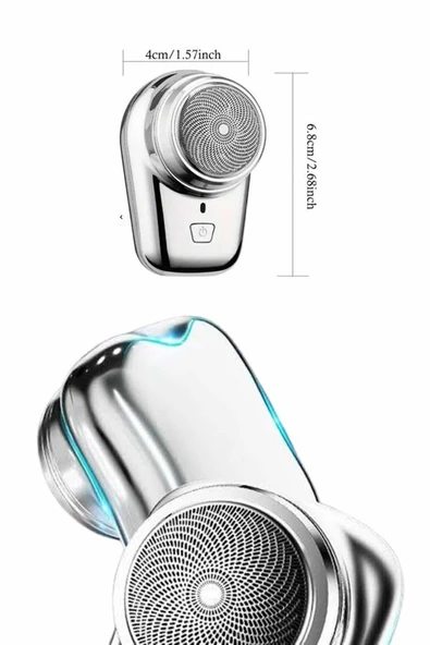 Elektrikli Mini Tıraş Makinesi,Taşınabilir USB Şarjlı Kablosuz Tıraş Makinesi ürün görseli 1