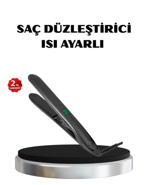 Titanyum Kaplamalı Saç Düzleştirici – Nem Koruma Sensörü ürün görseli 1