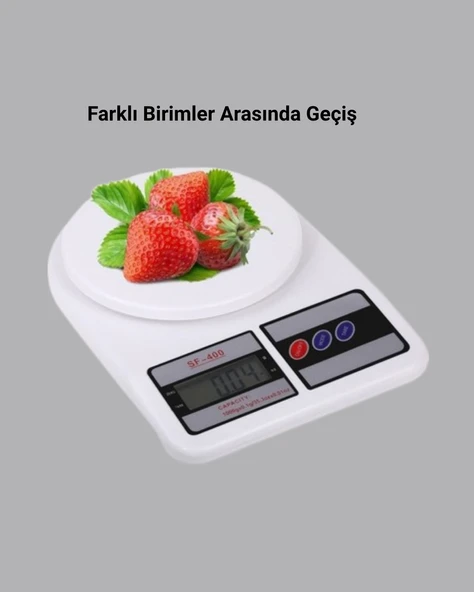 Hassas Dijital Mutfak Tartısı – 1g Doğruluk, LCD Ekran, Otomatik Kapanma ürün görseli 1