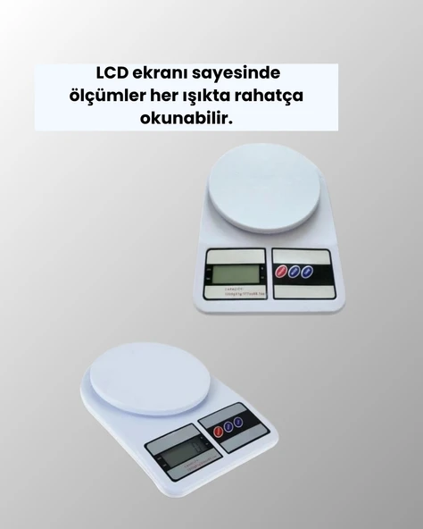 Taşınabilir Dijital Terazi – Çift Ölçü Birimi Destekli ürün görseli 1