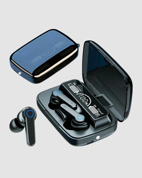 Bluetooth Kulaklık – Powerbank Özellikli, Oyun Modlu, Uzun Ömürlü ve Şarj Kutulu ürün görseli 1