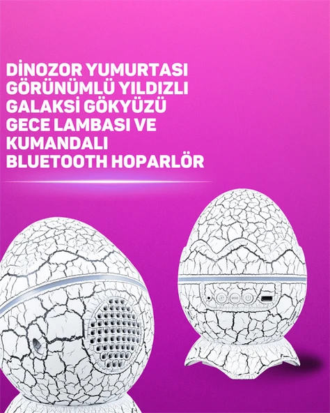 Bluetooth Hoparlör Özellikli 7 Renkli Gece Aydınlatması ürün görseli 1