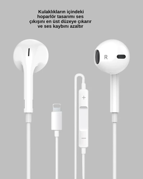Konforlu Ergonomik Kare Tasarımlı Müzik ve Çağrı Kulaklığı ürün görseli 1