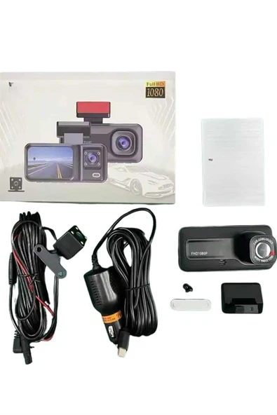 Ön ve Arka Kameralı 2 İnç 1080P Full HD DVR Araç İçi Ekran ürün görseli 1