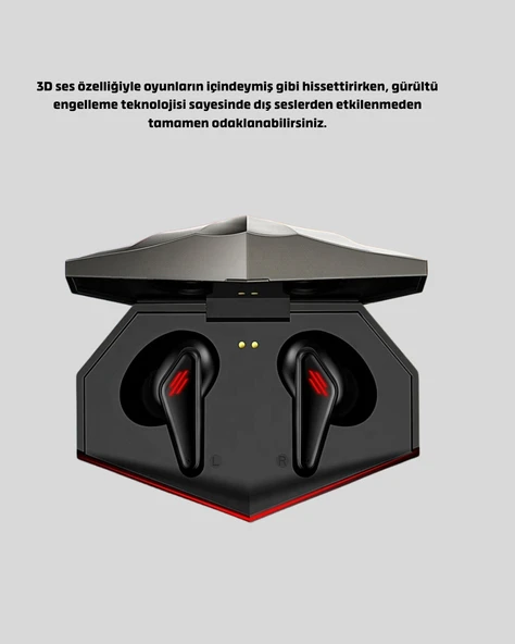 Düşük Gecikmeli Gaming Bluetooth Kulaklık - Resim 3