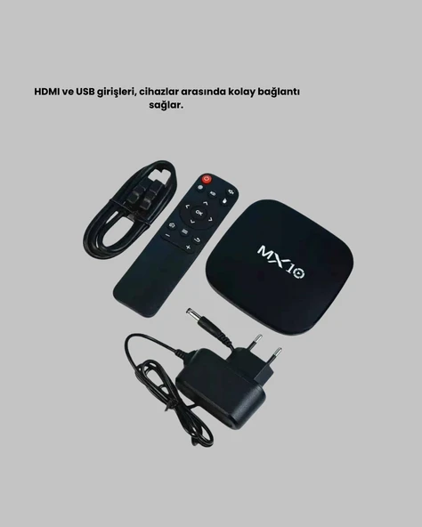 Mi Box S 4K Android TV Box – Google Asistan, Dolby Ses, 8 GB Hafıza, Chromecast Desteği ürün görseli 1