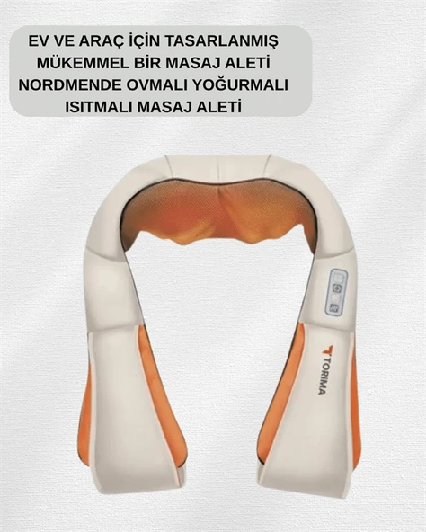 Boyun ve Omuz Masaj Aleti – Ovmalı ve Isıtmalı, Ev Tipi Masaj Deneyimi ürün görseli 1
