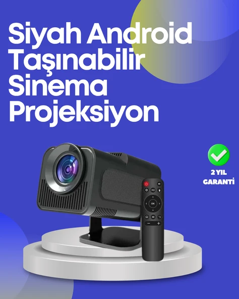 HDMI, USB ve Kulaklık Girişli Çoklu Bağlantı Seçenekli Projektör ürün görseli 1