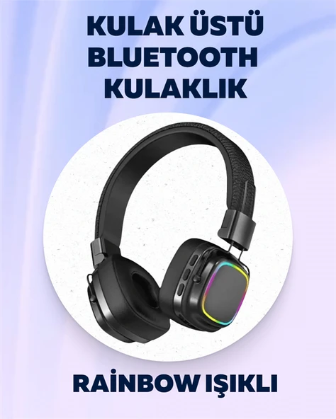Yüksek Ses Kaliteli Kablosuz Kulak Üstü Kulaklık – BT 5.3 ürün görseli 1