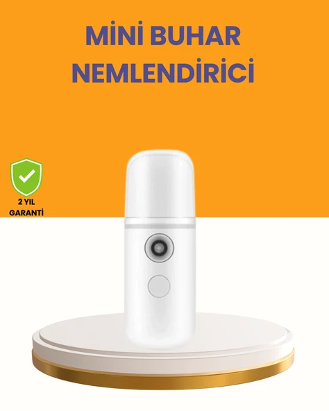 Taşınabilir Şarjlı Buhar Nemlendirici – Kablosuz Akıllı Pro Teknolojili Mini Cilt ve Ortam Nemlendirici ürün görseli 1