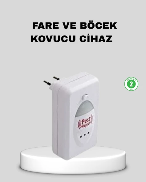 Ultrasonik Haşere Kovucu Cihaz – Sessiz, Kimyasalsız ve Etkili Koruma ürün görseli 1