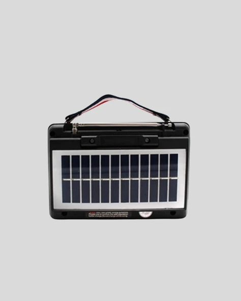 Güneş Enerjili Taşınabilir Hoparlör KTF-1428 Bluetooth Radyo USB SD Kart Destekli ürün görseli 1