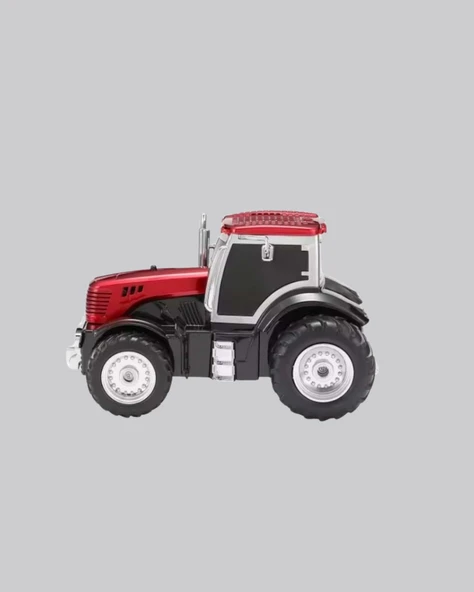 Bluetooth Nostaljik Traktör Hoparlör LED Işıklı 12W Güçlü Ses ürün görseli 1