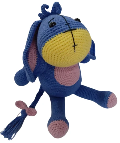 Eeyore Eşek Amigurumi Organik Oyuncak ürün görseli 1