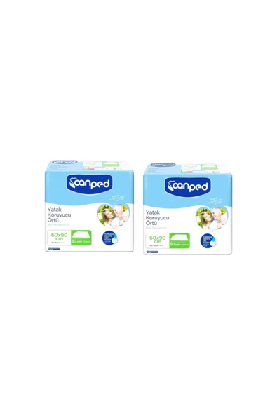 Canped Yatak Koruyucu Örtü 60 X 90 30'lu 2 Paket / 60 Adet ürün görseli 1