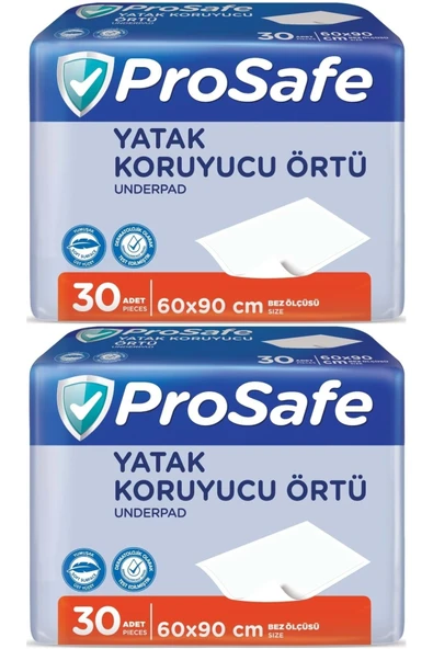PROSAFE Hasta Alt Açma Yatak Koruyucu Örtü 60x90cm 60 Adet (2PKx30) ürün görseli 1