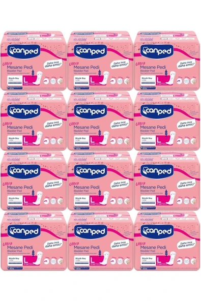 Canped Mesane Pedi Ultra L - Large - Büyük - Yoğun 120 Adet (12PKx10) ürün görseli 1