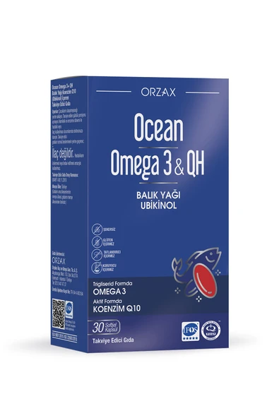 Ocean Omega 3 QH 30 Yumusak Kapsul ürün görseli 1