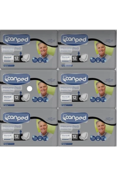 Canped Mesane Pedi Erkek 6 Paket 72 Adet ürün görseli 1