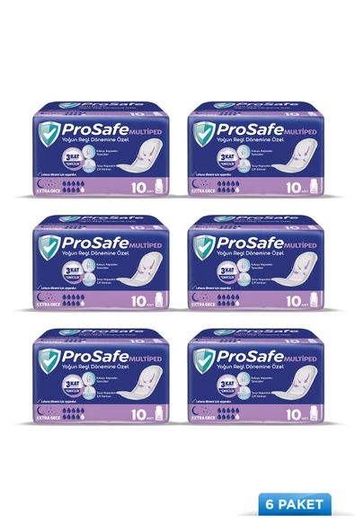 PROSAFE Multiped Lohusa & Mesane Pedi Yoğun Büyük Boy 10 Lu X 6 Adet ürün görseli 1