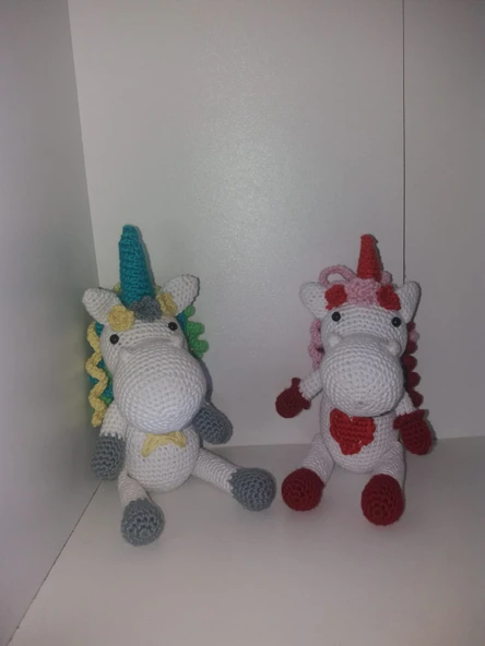 Bay ve Bayan Hipo Amigurumi Organik Oyuncak ürün görseli 1