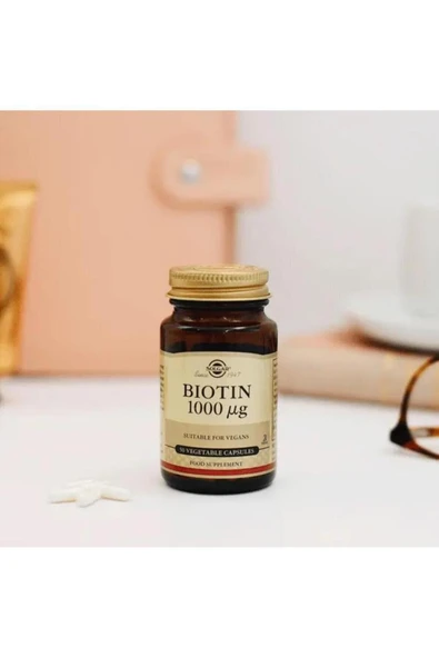 Solgar Biotin 1000 Mcg 50 Kapsül - Resim 3
