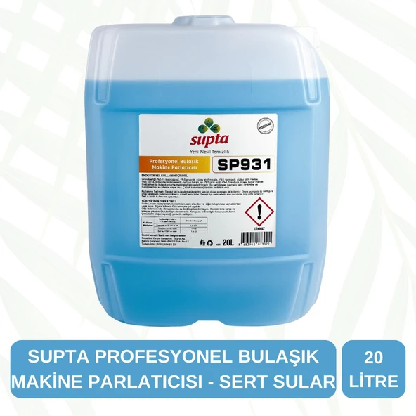 Supta Profesyonel Bulaşık Makine Parlatıcısı - SERT SULAR 20 LT ürün görseli 1