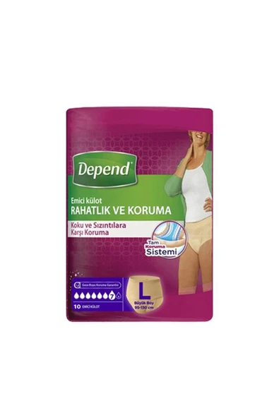 Depend Kadın Külot Large 30'lu - Resim 3