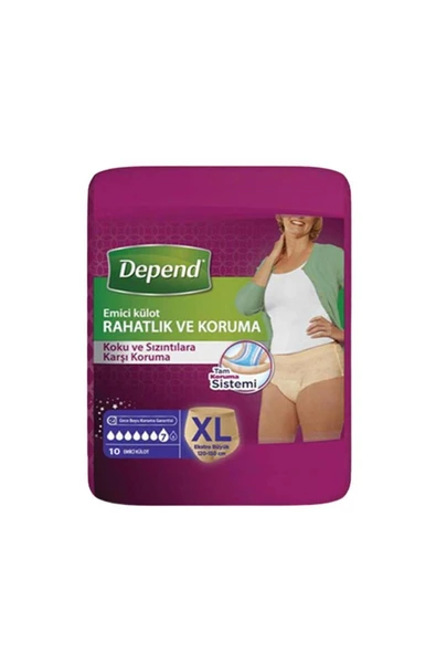 Depend Emici Külot Lohusa Pedi Kadın Xl Beden 20 Adet ürün görseli 1