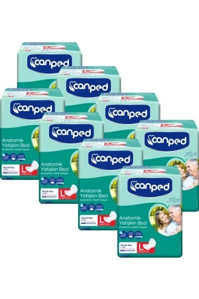 Canped Anatomik Hastabezi Normal Büyük 8 Li X 8 Adet ürün görseli 1