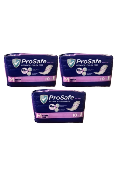 PROSAFE Multiped Lohusa & Mesane Pedi Normal 10 lu x 3 Paket ürün görseli 1
