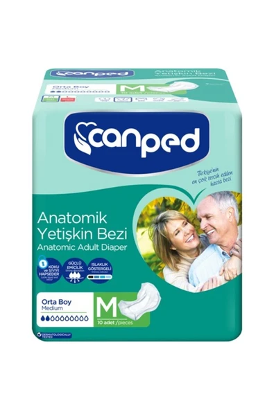 Canped Anatomik Hastabezi Normal Orta 10'lu ürün görseli 1