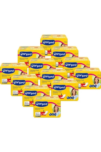 Canped MESANE PEDİ 10 LU LARGE (L) 12 ADET ürün görseli 1