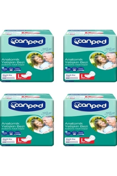 Canped Anatomik Hastabezi Normal Büyük 8 Li X 4 Adet ürün görseli 1