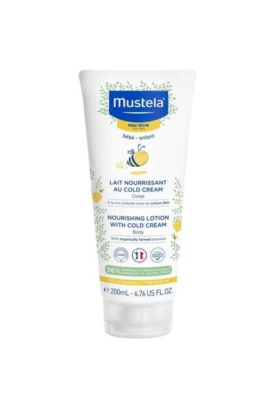 Mustela Cold Krem İçeren Besleyici Vücut Losyonu 200 ml ürün görseli 1