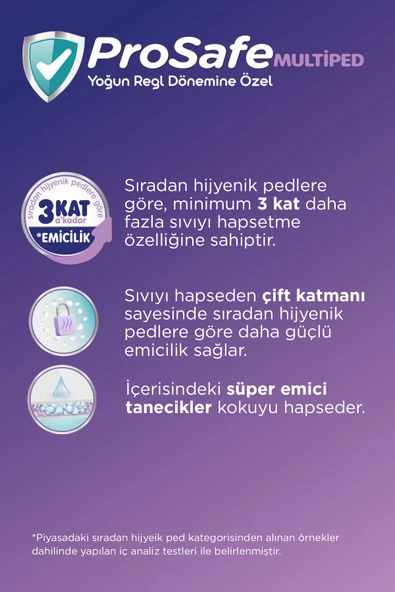 PROSAFE Multiped Lohusa & Mesane Pedi Normal 10 lu x 2 Adet - Resim 2
