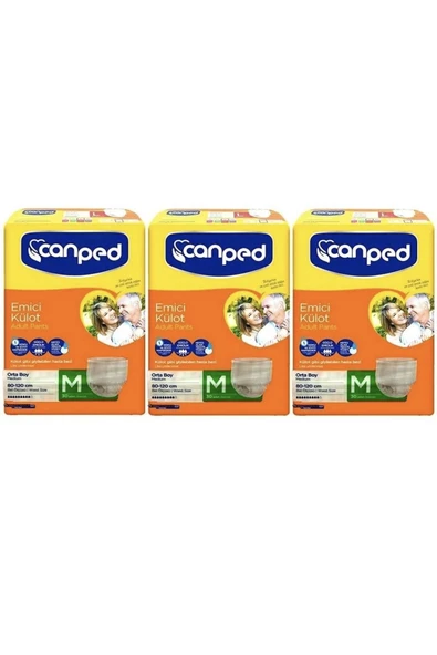 Canped Emici Külot Orta (medium) 3x30'lu 90 Adet Hasta Bezi ürün görseli 1