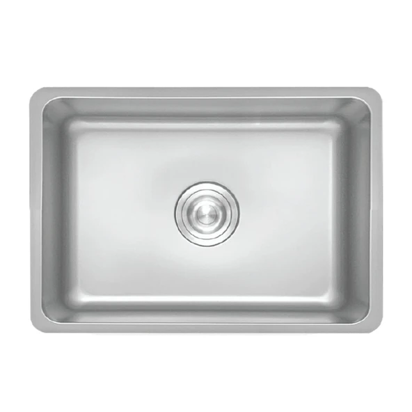 Crauf Venüs 3049 Mat Inox 40x45 Tezgah Altı Paslanmaz Çelik Mutfak Eviyesi ürün görseli 1