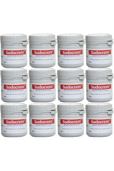 Sudocrem Cilt Bebek Bakım - Pişik Kremi 60gr (12 Lİ SET) ürün görseli 1