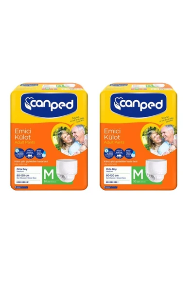 Canped Emici Külot Hasta Bezi Orta Boy Medium 60 Adet Eko Paket ürün görseli 1