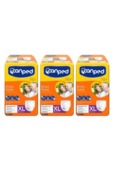 Canped Emici Külot Extra Büyük Boy Large 21Adet (7x3pk) ürün görseli 1