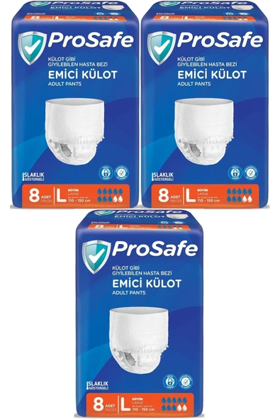 PROSAFE Emici Külot Hasta Bezi Büyük-large 24 Adet (3PKx8) ürün görseli 1