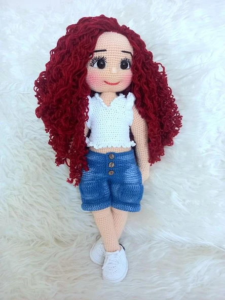 Free Yaz Güzeli Bebek Amigurumi Organik Oyuncak ürün görseli 1